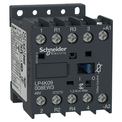 Power contactor TeSys K 20A 4P 2NO 2NC coil 24VDC box terminals