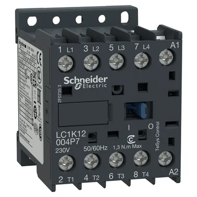 Power contactor TeSys K AC1 20A 4P 4NO coil 24VAC