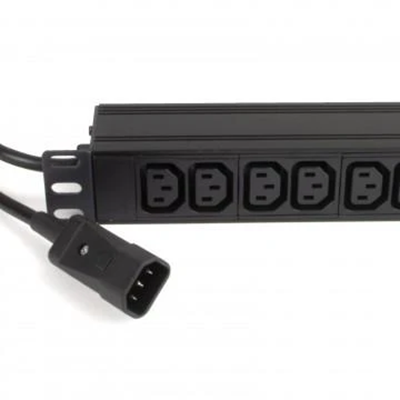 Power strip 19" 9 sockets C13 2m black