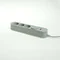Power strip with surge protection 3 sockets switch