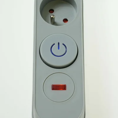 Power strip with surge protection 3 sockets switch