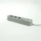Power strip with surge protection 3 sockets switch