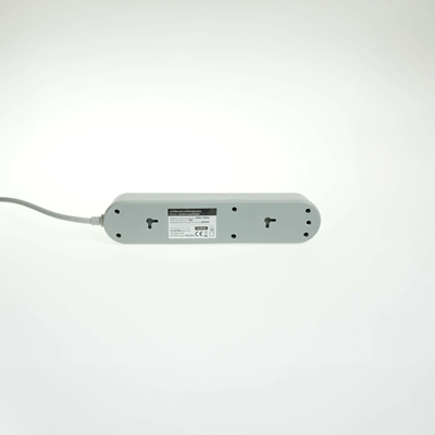 Power strip with surge protection 3 sockets switch