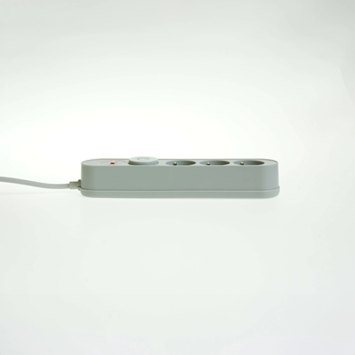 Power strip with surge protection 3 sockets switch
