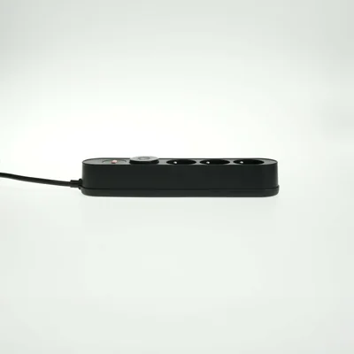 Power strip with surge protection 3 sockets switch
