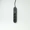 Power strip with surge protection 3 sockets switch