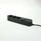 Power strip with surge protection 3 sockets switch