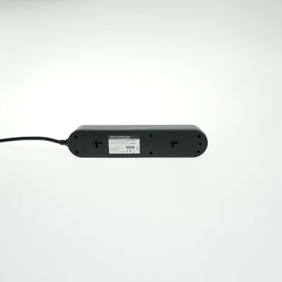 Power strip with surge protection 3 sockets switch