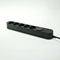 Power strip with surge protection, 5 sockets, switch