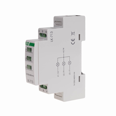 Power supply control lamp - three-phase LK-713G