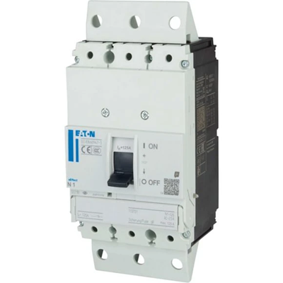 Power switch, 3-pole, 125A plug-in version
