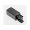 POWER TERMINAL FOR 3-PHASE TRACK, 98X35mm, RIGHT, BLACK