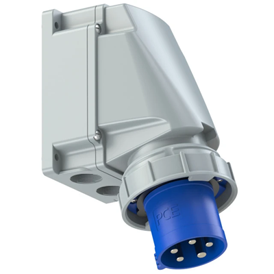 POWER TWIST 63A clavija receptor 3P+Z+N 230V 50/60Hz 9h IP66/67