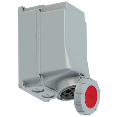 POWER TWIST fixed socket 63A 3P+E 400V 50/60Hz 7h IP66/67