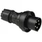 POWER TWIST portable plug 125A 3P+Z+N 400V 50/60Hz 6h IP66/67, MIDNIGHT series