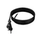 PP-11/3M/2X0,75/OMY P Anschlusskabel mit Flachstecker; 2x0,75; H03VVH2-F (OMYp); 3 m; schwarz