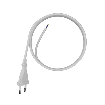 PP-11/3M/2X0,75/OMY P Cable de conexión con conector plano; 2x0,75; H03VVH2-F (OMYp); 3 m; blanco