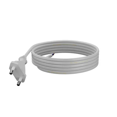 PP-11/3M/2X0,75/OMY P Cable de conexión con conector plano; 2x0,75; H03VVH2-F (OMYp); 3 m; blanco