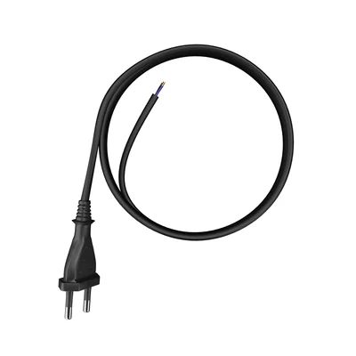 PP-11/3M/2X0,75/OMY P Cable de conexión con conector plano; 2x0,75; H03VVH2-F (OMYp); 3 m; negro
