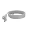 PP-11/3M/2X0,75/OMY P Connection cable with flat plug; 2x0,75; H03VVH2-F (OMYp); 3m; white
