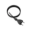 PP-21/4M/2X1.5/H05RR Connection cable with straight plug IP20; 2x1.5; H05RR; 4m; black