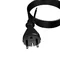 PP-21/4M/2X1/H05BQF B/ZAW Cavo di collegamento con spina dritta IP20; 2x1; H05BQF; 4 m; nero