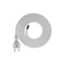 PP-40H/2M/3X2.5/H05VV-F Connection cable with straight plug IP44; 3x2.5; H05VV-F; 2m; white