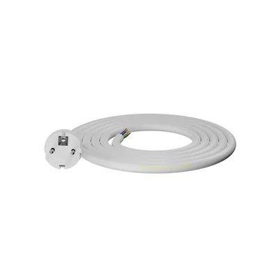 PP-40H/2M/3X2.5/H05VV-F Connection cable with straight plug IP44; 3x2.5; H05VV-F; 2m; white