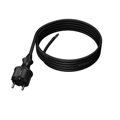 PP-40H/3M/3X1.5/H07RN Anschlusskabel mit geradem Stecker IP44; 3x1,5; H07RN-F; 3 m; schwarz