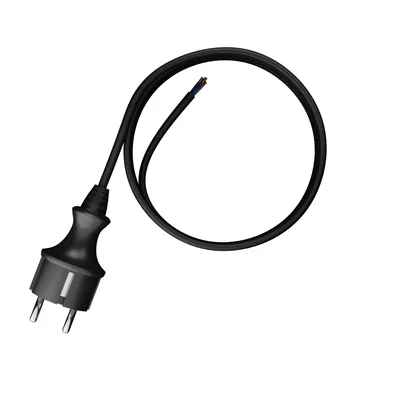 PP-40H/3M/3X1/H05RR Connection cable with straight plug IP44; 3x1.0; H05RR; 3m; black