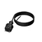 PP-40H/3M/3X1/H05RR Connection cable with straight plug IP44; 3x1.0; H05RR; 3m; black
