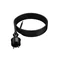PP-40H/4M/2X1.5/H07RN Anschlusskabel mit geradem Stecker IP44; 2x1,5; H07RN-F; 4 m; schwarz