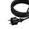 PP-40H/5M/2X1.5/H07RN Anschlusskabel mit geradem Stecker IP44; 2x1,5; H07RN-F; 5 m; schwarz