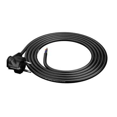 PP-50/1,8M/3X1,5/OMY ŻO/ Câble de connexion avec fiche UniSCHUKO coudée ; 3x1,5 ; OMY żo ; 1,8 m ; BLANC