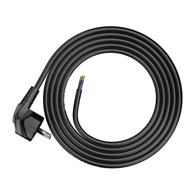 PP-50/1.8M/3X1.5/OMY ŻO/ Connection cable with angled UniSCHUKO plug; 3x1.5; OMY żo; 1.8m; WHITE