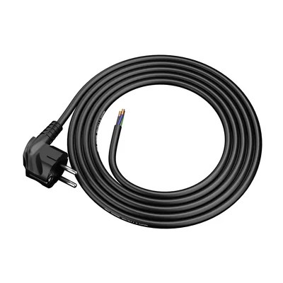 PP-50/1.8M/3X1.5/OMY ŻO/ Connection cable with angled UniSCHUKO plug; 3x1.5; OMY żo; 1.8m; WHITE