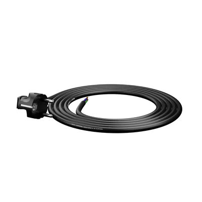 PP-50/1.8M/3X1.5/OMY ŻO/ Connection cable with angled UniSCHUKO plug; 3x1.5; OMY żo; 1.8m; WHITE