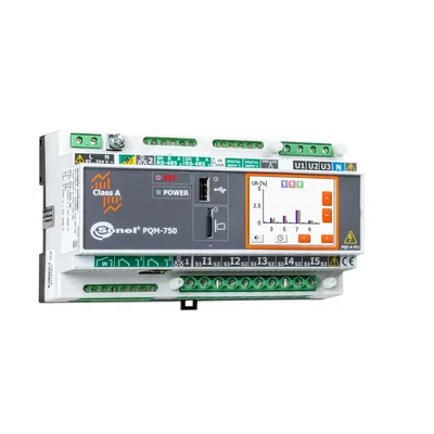 PQM-750 Stationärer Netzqualitätsanalysator, Wechselstromnetzteil, 5A Transformatoren