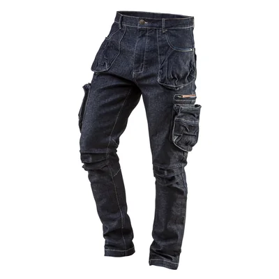 Pracovní kalhoty DENIM s 5 kapsami, velikost XXXL