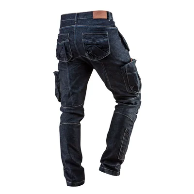 Pracovní kalhoty DENIM s 5 kapsami, velikost XXXL