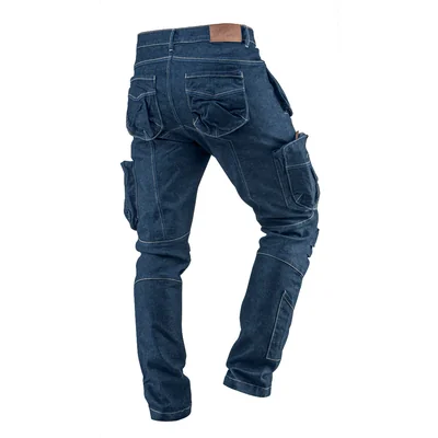 Pracovní kalhoty DENIM s 5 kapsami, velikost XXXL