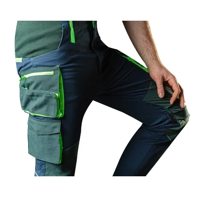 Pracovní kalhoty PREMIUM, 62% bavlna, 35% polyester, 3% elastan, velikost L