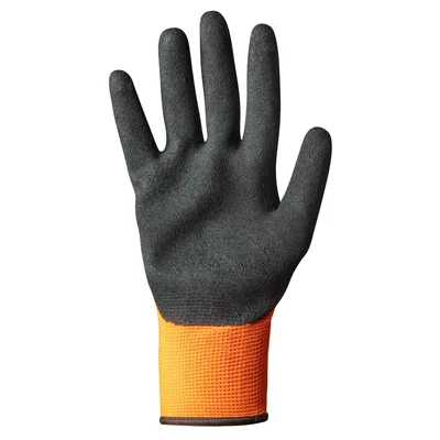 Pracovní rukavice, polyester s nitrilovým povlakem (písková barva), 4131X, velikost 9