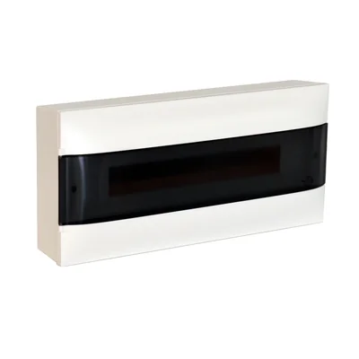 PRACTIBOX S 1X22 Wandverteiler mit transparenter Tür