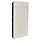 PRACTIBOX S 4X18 RECESSED DISTRIBUTION BOARD WITH WHITE DOORS, FOR SOLID WALLS