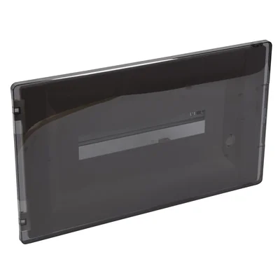 PRACTIBOX3 1 X 18 PANNEAU DE DISTRIBUTION ENCASTRÉ AVEC PORTE TRANSPARENTE