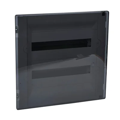 PRACTIBOX3 2 X 18 RECESSED DISTRIBUTION BOARD WITH TRANSPARENT DOOR