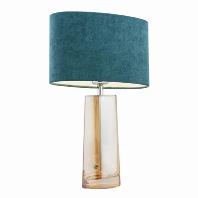 PRATO Lampada da tavolo 50cm 60W E27 IP20 blu