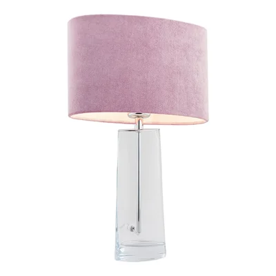 PRATO Lampada da tavolo 50cm 60W E27 IP20 rosa
