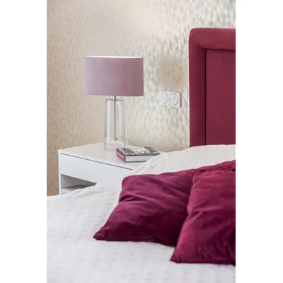 PRATO Lampada da tavolo 50cm 60W E27 IP20 rosa